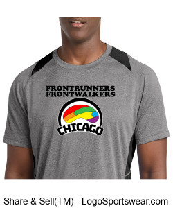 Sport Tek Heather Adult Tee Design Zoom